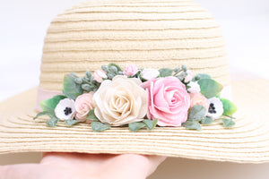 Floral hat - Anna