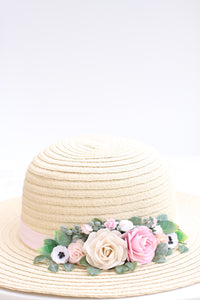 Floral hat - Anna